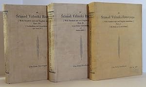 Seller image for Srimad Valmiki-Ramayana [ Three-Volume Set ] for sale by Evolving Lens Bookseller