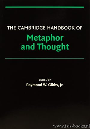 Image du vendeur pour The Cambridge handbook of metaphor and thought. mis en vente par Antiquariaat Isis