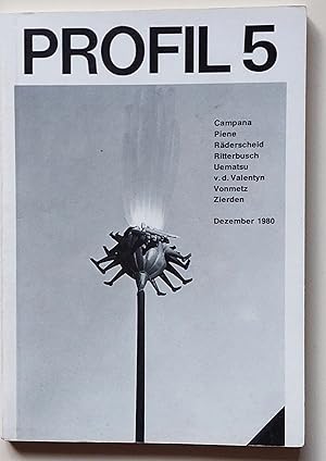 Profil 5 - Kunstmagazin. Inscribed and signed by Otto Piene