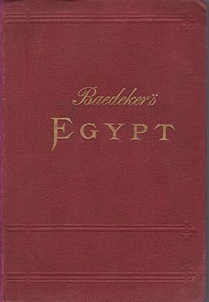 Seller image for EGYPT AND THE SUDAN Handbook for Travellers for sale by Complete Traveller Antiquarian Bookstore