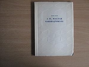 A IX Magyar Sakkbajnoksag (signed)