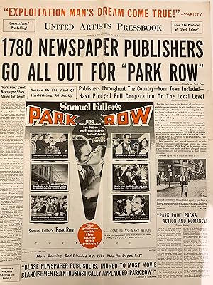 Park Row. Film Press Book (Pressbook).