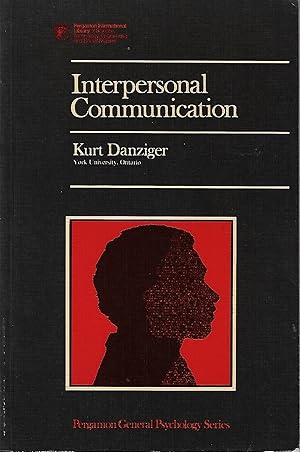 Immagine del venditore per Interpersonal Communication (Pergamon General Psychology Series) venduto da Firefly Bookstore