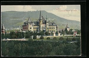 Bild des Verkufers fr Ansichtskarte Bern, das historische Museum mit dem Garten zum Verkauf von Bartko-Reher