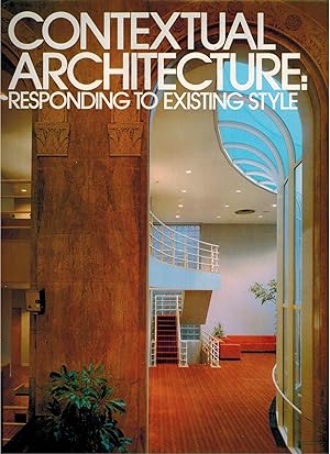 Seller image for Contextual Architecture: Responding to Existing Style for sale by UHR Books