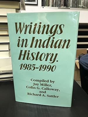 Image du vendeur pour Writings in Indian History, 1985-1990 mis en vente par THE PRINTED GARDEN, ABA, MPIBA