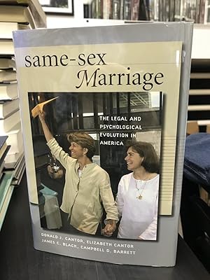 Bild des Verkufers fr Same-Sex Marriage: The Legal and Psychological Evolution in America zum Verkauf von THE PRINTED GARDEN, ABA, MPIBA