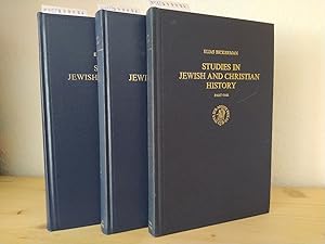 Immagine del venditore per Studies in Jewish and Christian History. [By E.J. Bickerman]. Part 1-3. (= Ancient Judaism & Early Christianity/Arbeiten zur Geschichte des Antiken Judentums und des Urchristentums. Edited by Martin Hengel, Otto Michel und Martin Hengel. Volume/Band 9). venduto da Antiquariat Kretzer