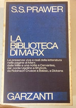 Bild des Verkufers fr La Biblioteca di Marx. zum Verkauf von Plurabelle Books Ltd