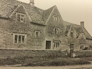 Original collotype plate from Old Cottages, Farm-Houses, and other Stone Buildings in the Cotswol...