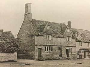 Original collotype plate from Old Cottages, Farm-Houses, and other Stone Buildings in the Cotswol...