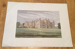 Seller image for Burghley House - Coloured Lithograph for sale by Ken Spelman Books Ltd (ABA, ILAB, PBFA).