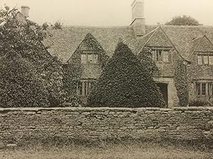 Original collotype plate from Old Cottages, Farm-Houses, and other Stone Buildings in the Cotswol...