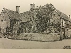 Original collotype plate from Old Cottages, Farm-Houses, and other Stone Buildings in the Cotswol...