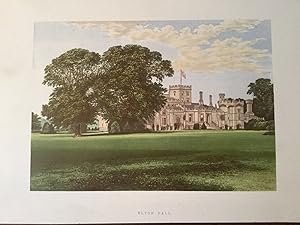 Seller image for Elton Hall - Coloured Lithograph for sale by Ken Spelman Books Ltd (ABA, ILAB, PBFA).