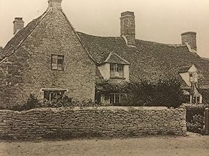 Original collotype plate from Old Cottages, Farm-Houses, and other Stone Buildings in the Cotswol...