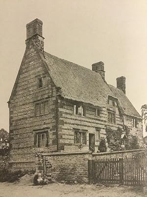 Original collotype plate from Old Cottages, Farm-Houses, and other Stone Buildings in the Cotswol...