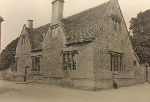 Original collotype plate from Old Cottages, Farm-Houses, and other Stone Buildings in the Cotswol...