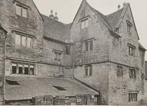 Original collotype plate from Old Cottages, Farm-Houses, and other Stone Buildings in the Cotswol...