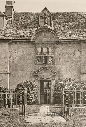 Original collotype plate from Old Cottages, Farm-Houses, and other Stone Buildings in the Cotswol...