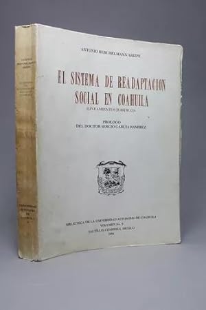 Imagen del vendedor de El Sistema De Readaptacin Social En Coahuila Berchelm C3 a la venta por Libros librones libritos y librazos