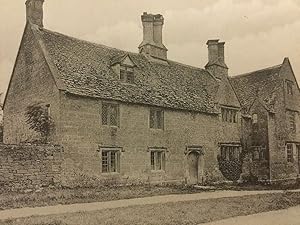 Original collotype plate from Old Cottages, Farm-Houses, and other Stone Buildings in the Cotswol...