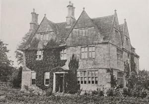 Original collotype plate from Old Cottages, Farm-Houses, and other Stone Buildings in the Cotswol...