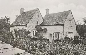 Original collotype plate from Old Cottages, Farm-Houses, and other Stone Buildings in the Cotswol...