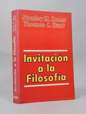 Imagen del vendedor de Invitacin A La Filosofa Stanley Honer Thomas Hunt 1973 Ff3 a la venta por Libros librones libritos y librazos