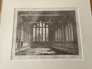 Image du vendeur pour Inside of the Chapel to the Archbishop's Palace mis en vente par Ken Spelman Books Ltd (ABA, ILAB, PBFA).