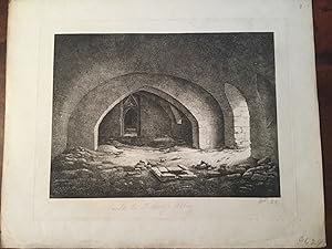 Image du vendeur pour Vaults to St Mary's Abbey, York. - Proof mis en vente par Ken Spelman Books Ltd (ABA, ILAB, PBFA).