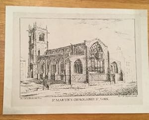 Imagen del vendedor de St Martin's Church, Coney Street, York a la venta por Ken Spelman Books Ltd (ABA, ILAB, PBFA).