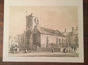 York, Christ Church. Original Lithograph Monkhouse & Bedford