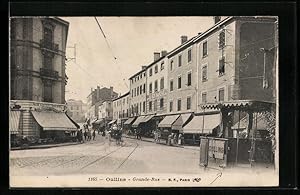 Carte postale Oullins, Grande Rue