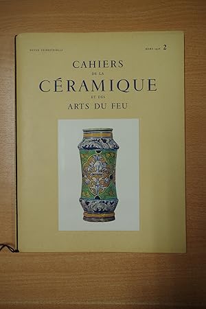 Cahiers de la céramique et des arts du feu n°2, mars 1956