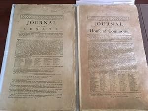 Journal of the House of Commons. State of North Carolina, together with, Journal of the Senate. S...
