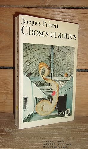 Seller image for CHOSES ET AUTRES for sale by Planet's books