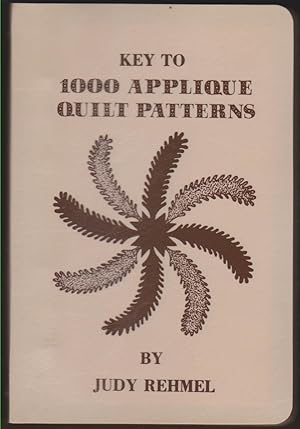 Bild des Verkufers fr KEY TO 1,000 APPLIQUE QUILT PATTERNS zum Verkauf von Easton's Books, Inc.