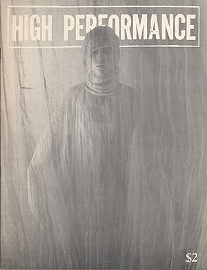 Bild des Verkufers fr High Performance art magazine vol. 1 no. 4 zum Verkauf von The Man Who Could Eat Glass