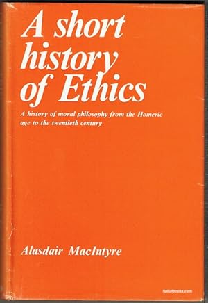 Seller image for A Short History Of Ethics for sale by Hall of Books