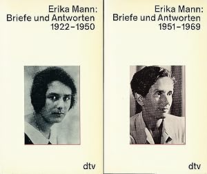 Erika Mann: Briefe und Antworten 1922 - 1950 + Briefe und Antworten 1951 - 1969 = Insgesamt 2 Bücher