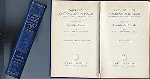 Langenscheidts Taschenwörterbuch der französischen und deutschen sprache; Erster Teil Französisch...