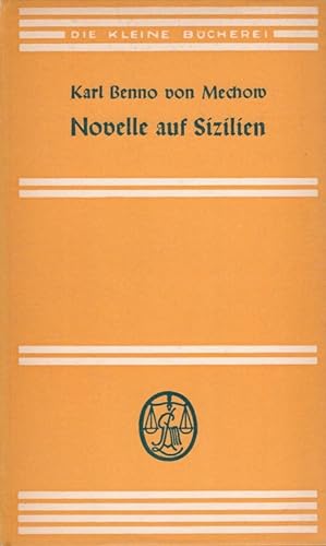 Image du vendeur pour Novelle auf Sizilien Die kleine Bcherei ; 130 mis en vente par Versandantiquariat Nussbaum