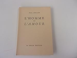 Seller image for L'HOMME ET L'AMOUR for sale by occasion de lire