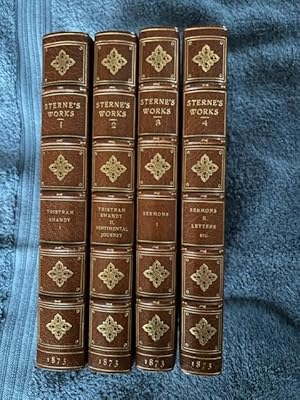 Image du vendeur pour The Works of Laurence Sterne, in Four Volumes, with a Life of the Author, Written by Himself mis en vente par Tiber Books