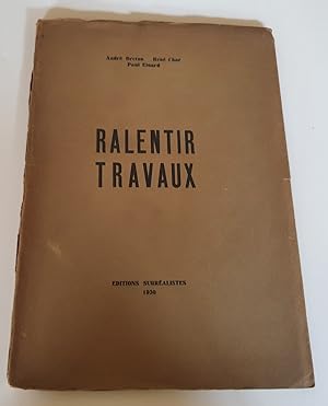 Seller image for Ralentir Travaux for sale by L'ENCRIVORE (SLAM-ILAB)