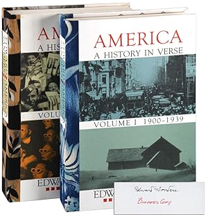 Image du vendeur pour AMERICA: A HISTORY IN VERSE - VOLUME I, 1900-1939 [WITH] AMERICA: A HISTORY IN VERSE - VOLUME II, 1940-1961 - THE BINDER'S COPIES, SIGNED mis en vente par Captain Ahab's Rare Books, ABAA