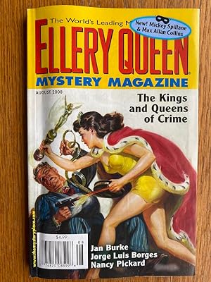 Image du vendeur pour Ellery Queen Mystery Magazine August 2008 mis en vente par Scene of the Crime, ABAC, IOBA