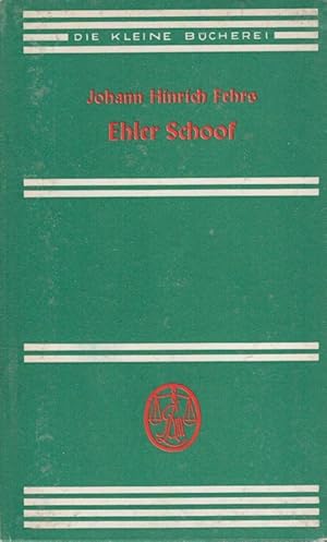 Bild des Verkufers fr Ehler Schoof : Novell[e]. Die kleine Bcherei ; 123 zum Verkauf von Versandantiquariat Nussbaum