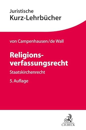 Seller image for Religionsverfassungsrecht for sale by moluna